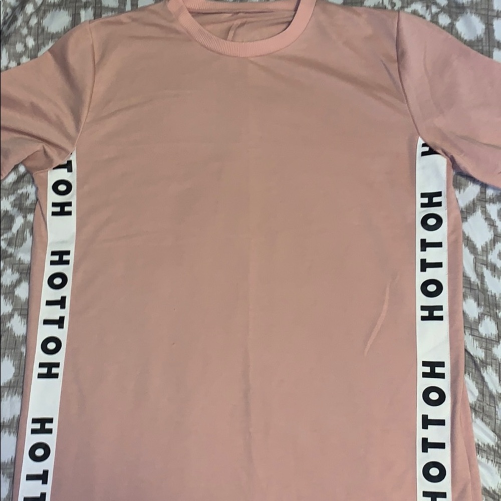 Jersey type sweater dress